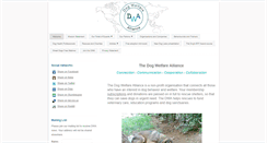 Desktop Screenshot of dogwelfarealliance.com